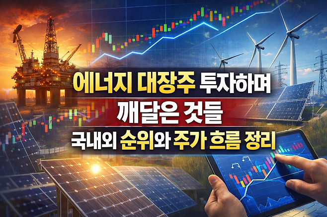에너지 대장주 투자하면서 깨달은 것들 국내외 순위와 주가 흐름 정리