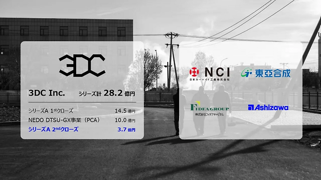 일본 배터리 신소재 스타트업 3DC의 시리즈A 투자 유치 현황. (사진=츠쿠리에)