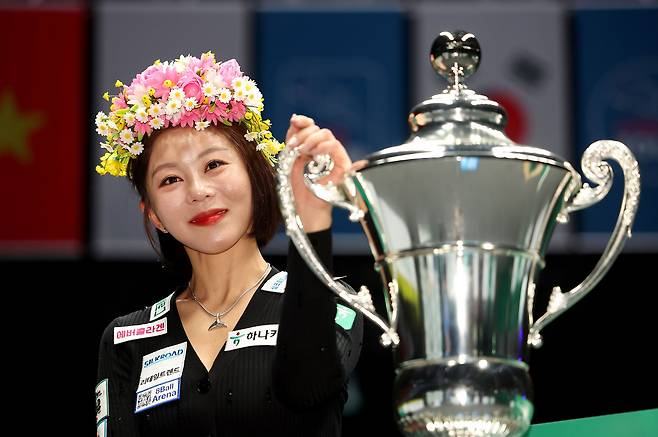 왕중왕전 3연패를 일군 김가영(PBA 제공)