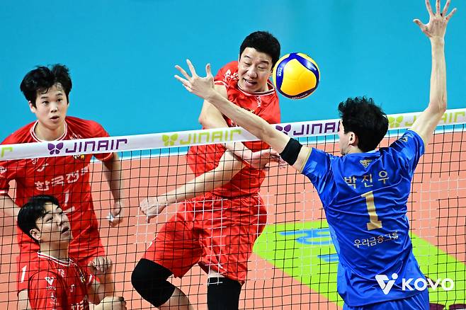 V리그 남자부 3위를 달리고 있는 한국전력. (KOVO 제공)