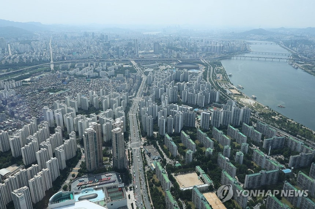 서울 잠실 아파트 단지. [연합뉴스 제공]