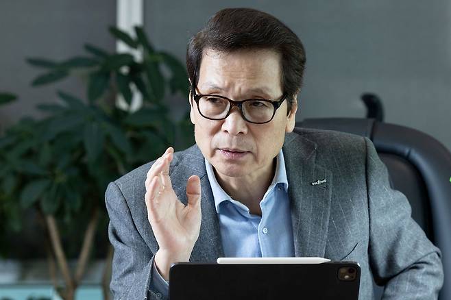 배재규 한국투자신탁운용 사장이 2월 24일 오후 서울 영등포구 여의도에서 중앙일보와 인터뷰를 하고 있다. 장진영 기자.