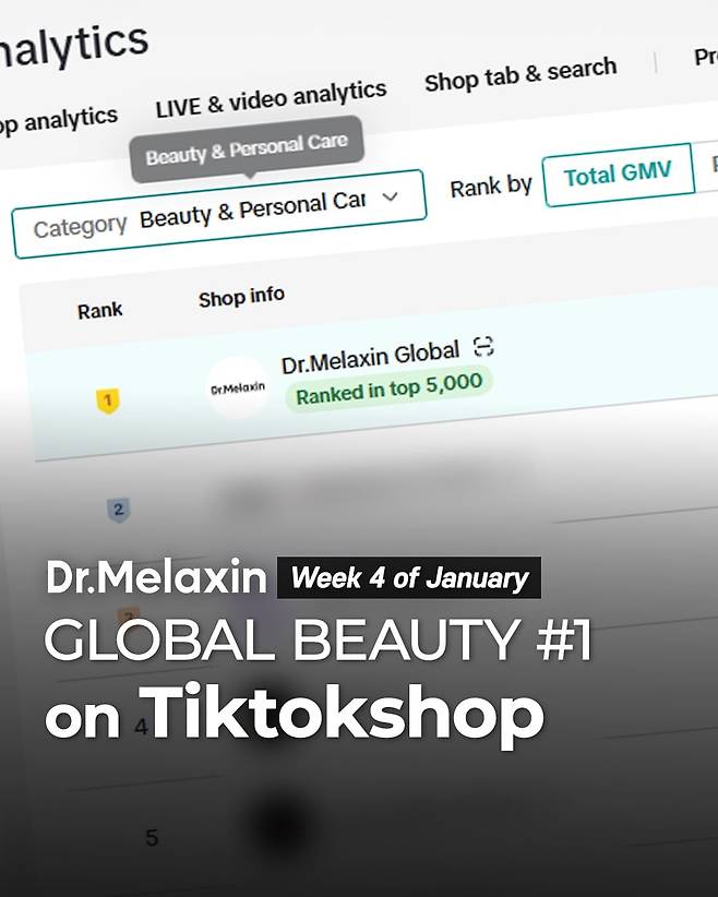 닥터멜라신은 틱톡 플랫폼을 통해 가시적인 성과를 냈다. ⓒ틱톡 캡처