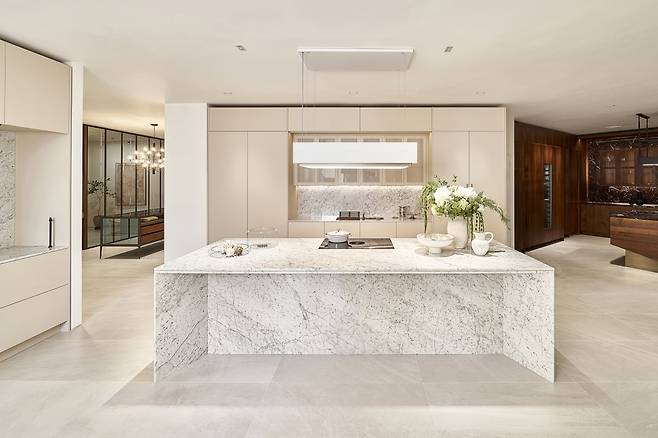 신세계까사의 프리미엄 주방 브랜드 '쿠치넬라'의 '플래티넘'./제공=신세계까사