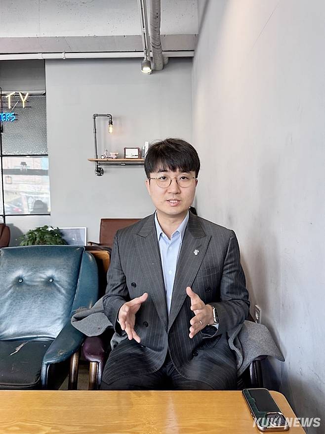 이재현 경기도 바둑협회 사무국장이 쿠키뉴스와 만나 취임 소감을 밝혔다. 이영재 기자