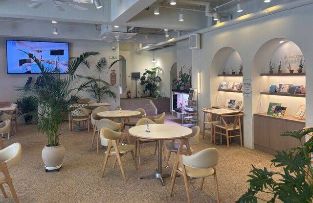 우리좋은교회 카페 모습.