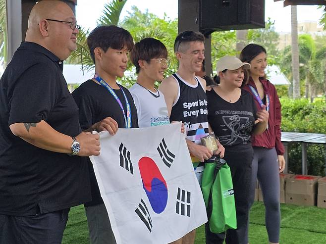 최근 열린 사이판마라톤대회 한국인 입상자