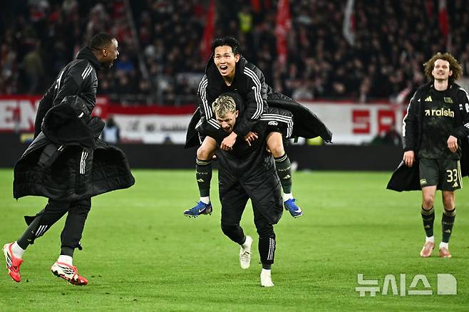 [프라이부르크=AP/뉴시스] 독일 프로축구 분데스리가 우니온 베를린의 정우영. 2026.03.15.