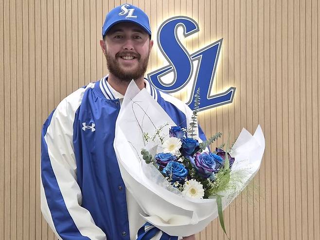 [서울=뉴시스] 프로야구 삼성 라이온즈가 16일 일시 대체 외국인 선수로 좌완 잭 오러클린을 영입했다. (사진=삼성 라이온즈 제공) 2026.03.16. *재판매 및 DB 금지