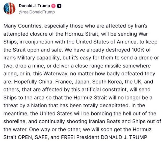 트럼프 트루스소셜 캡처