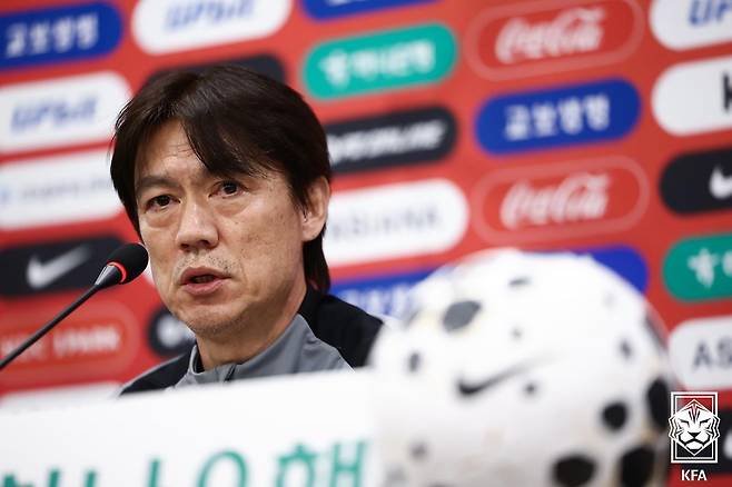 홍명보 축구대표팀 감독. /사진=대한축구협회 제공