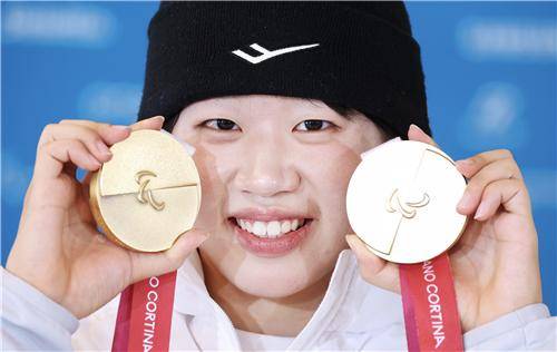 한국 동계 패럴림픽 역대 첫 '2관왕' 김윤지 [대한장애인체육회 제공. 재판매 및 DB 금지]