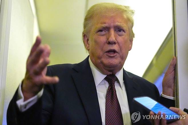 트럼프 미국 대통령 [AP=연합뉴스. 재판매 및 DB 금지]