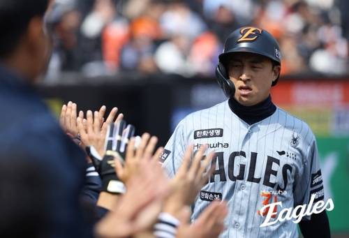 16일 두산과 경기 선발 출전해 3타수 2안타를 친 한화 손아섭 [한화 이글스 제공. 재판매 및 DB 금지]