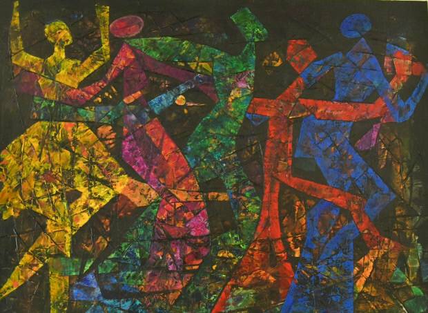 유인례 작 '동이 트기 전 1'. 충효갤러리 제공