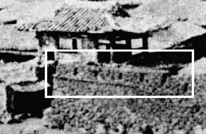 일제강점기 사진으로 남은 제주성 문루와 여장시설.