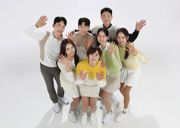 SBS골프 아카데미 출연진 포스터(사진=LF 제공)