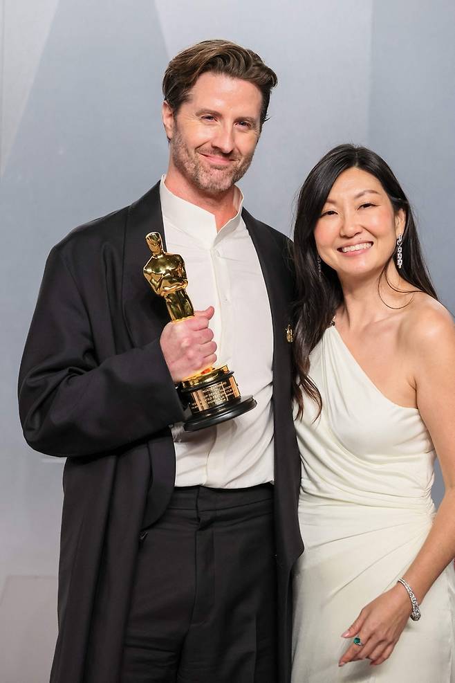 아펠한스 감독과 아내인 작가 마렌 구. AFP연합뉴스