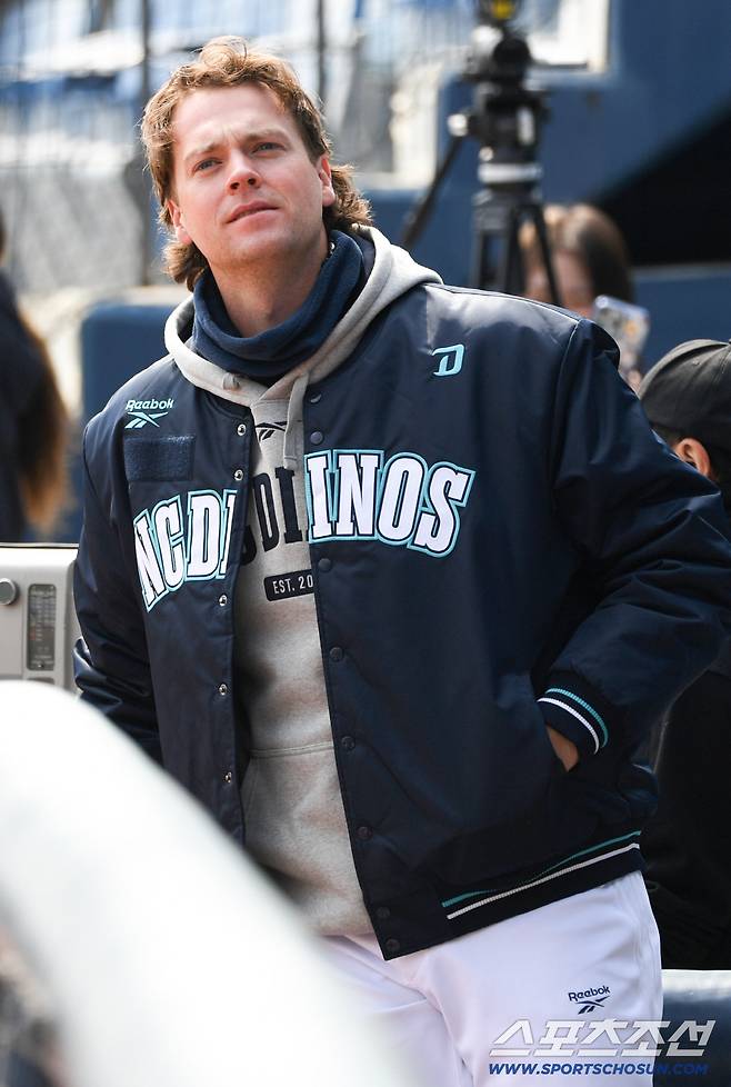 15일 마산야구장에서 열린 NC 다이노스와 키움 히어로즈의 시범경기. NC 테일러 숨을 고르고 있다. 창원=박재만 기자 pjm@sportschosun.com/2026.03.15/