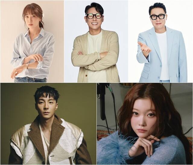 채널A 새 예능프로그램 '하트시그널' 시즌5에 작사가 김이나, 가수 윤종신, 방송인 이상민, 그룹 빌리 멤버 츠키, 가수 로이킴(왼쪽 위부터 시계방향)이 출연한다. /각 소속사