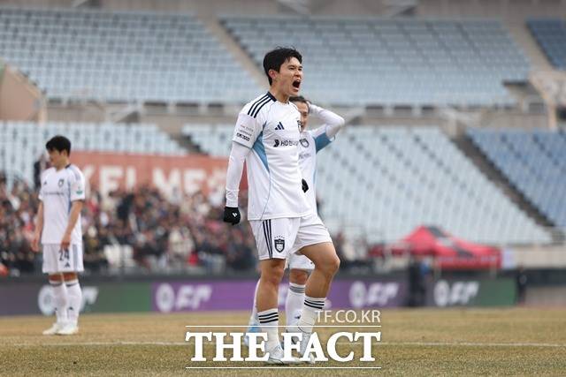 ‘하나은행 K리그1 2026’ 3라운드 MVP 영예를 차지한 울산 이동경(28)./K리그