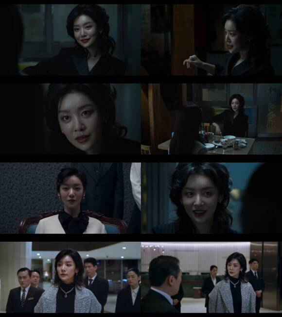 배우 차주영이 ENA 새 월화드라마 '클라이맥스'에서 강렬한 첫 등장 장면으로 시선을 사로잡았다. /ENA 방송화면 캡처