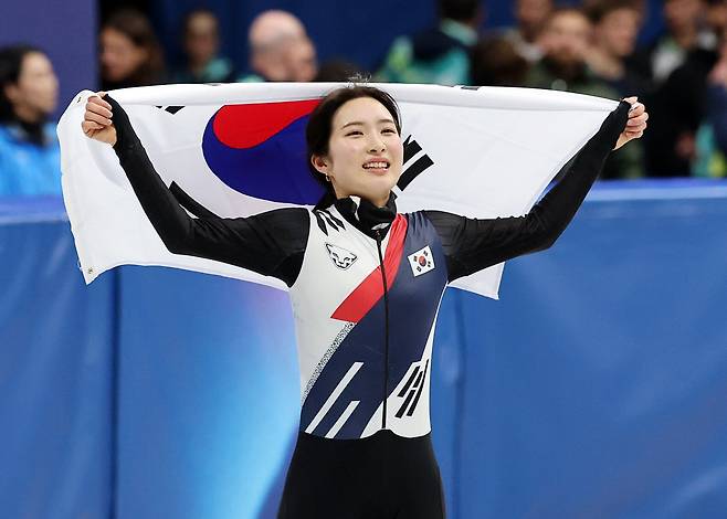 쇼트트랙 대표팀 김길리. /뉴스1