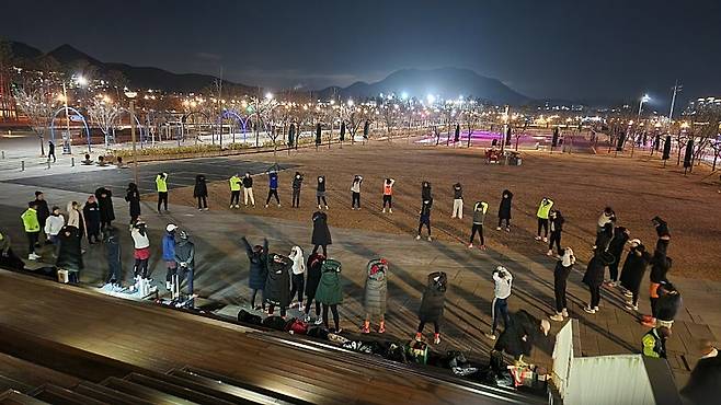 세종러닝팀 훈련모습. 세종러닝팀 제공