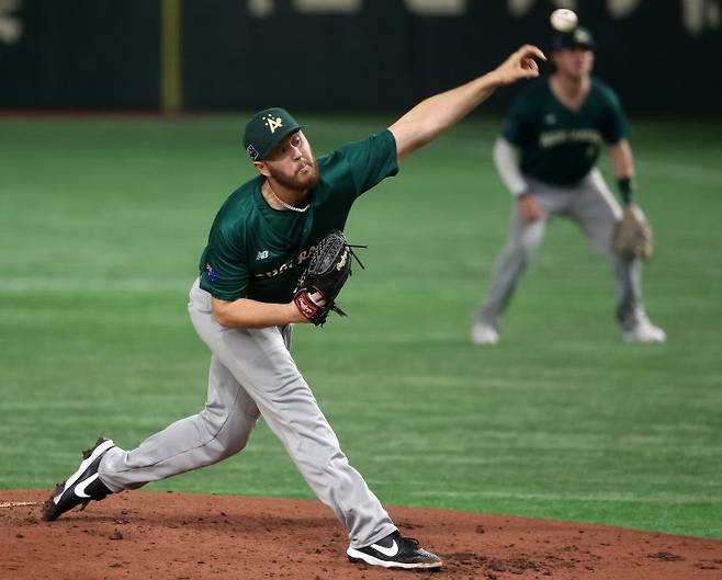2026 WBC에서 호주 대표팀으로 뛰었던 잭 오러클린.뉴스1