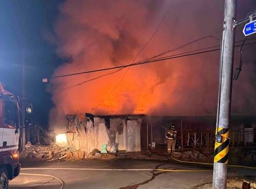 ▲ 정선 주택화재 [강원특별자치도소방본부 제공]