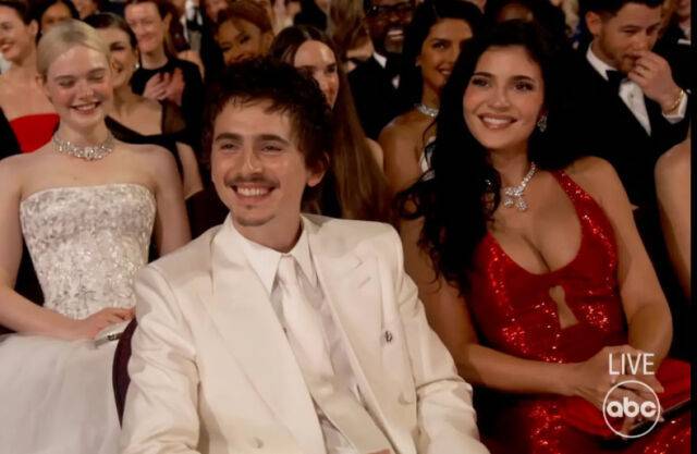 티모시 샬라메, 카일리 제너./ABC방송 캡처