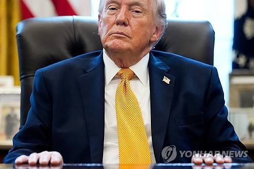 트럼프 대통령 [AP 연합뉴스 자료사진. 재판매 및 DB 금지]