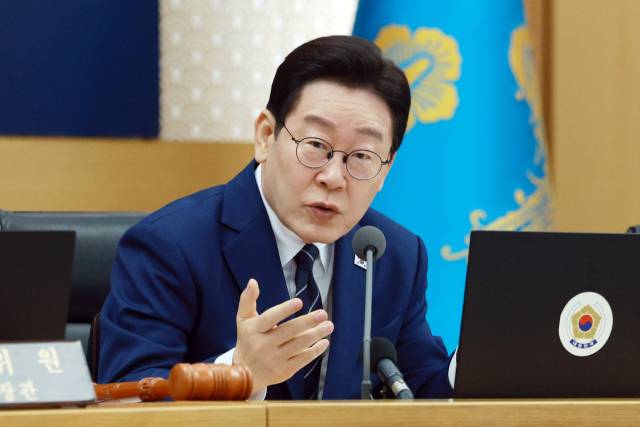 ▲이재명 대통령이 17일 정부세종청사에서 국무회의를 주재하고 있다. ⓒ연합뉴스