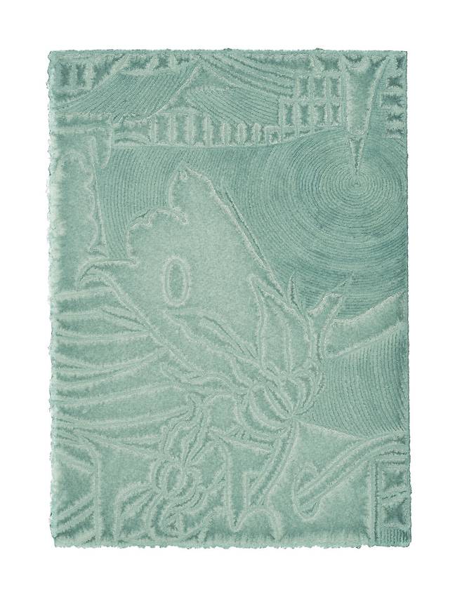 국동완, ‘에피스트로피 123(Garden with Campanula)’, 2026, 종이에 잉크, 25x18cm. Courtesy of the artist and ThisWeekendRoom, Seoul