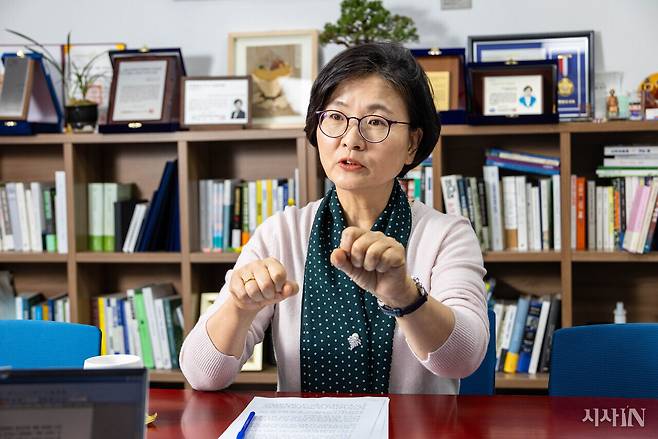 2월27일 서울 여의도 국회 의원회관에서 더불어민주당 임미애 의원을 만났다. ⓒ김흥구
