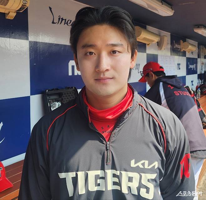 KIA 윤도현이 2026시즌 각오를 밝히고 있다. 창원=박정현 기자