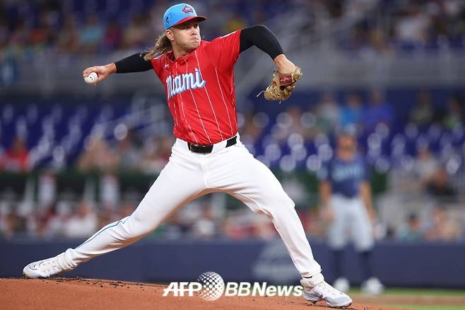 숀 앤더슨의 투구 모습. /AFPBBNews=뉴스1