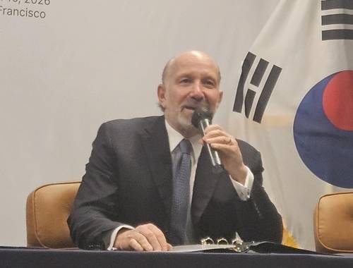 신세계그룹과 미 스타트업 간 MOU에 참석한 하워드 러트닉 미 상무장관 [촬영 김경윤. 재판매 및 DB 금지]