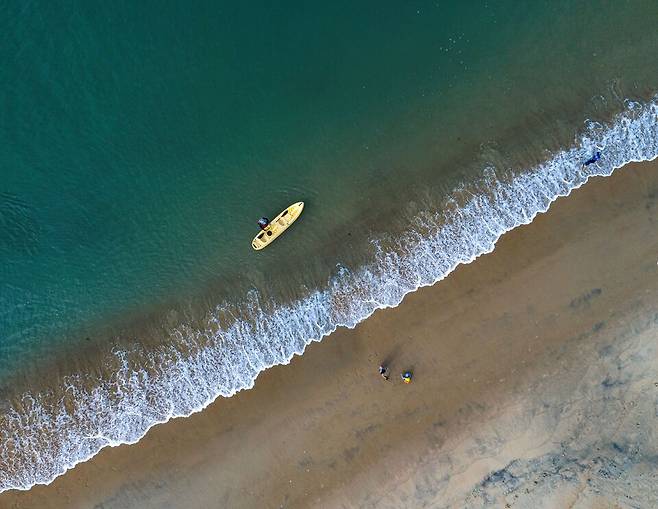 승봉도 이일레해수욕장.