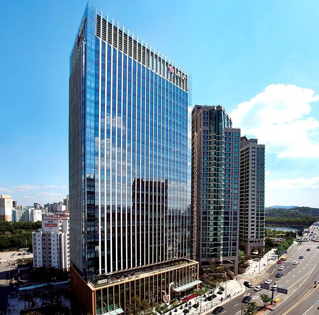 LG유플러스 용산사옥 모습.[사진=LG유플러스]