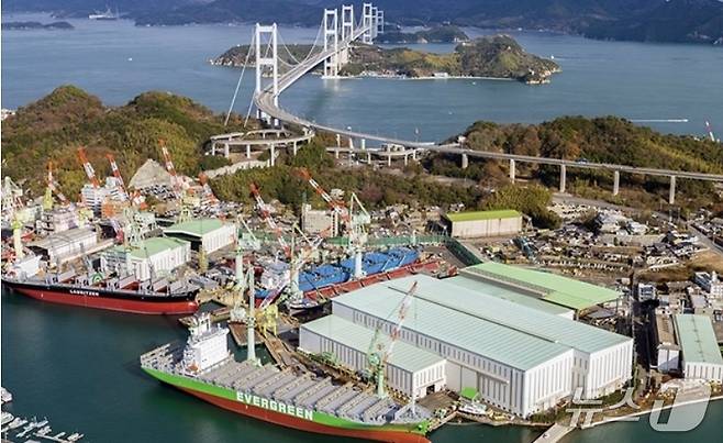 이마바리조선소 전경(이마바리조선 홈페이지 갈무리)