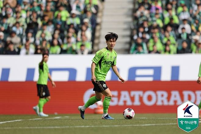 전북 현대 김진규. 사진 | 한국프로축구연맹