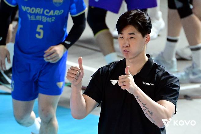 박철우 우리카드 감독대행. 사진제공=KOVO