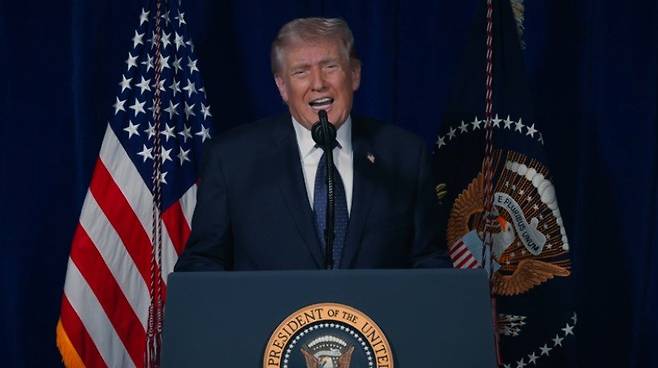 도널드 트럼프 미국 대통령. 뉴시스