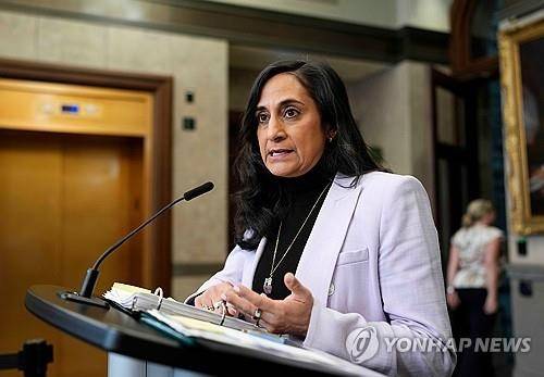 아니타 아난드 캐나다 외교부 장관. AP 연합뉴스