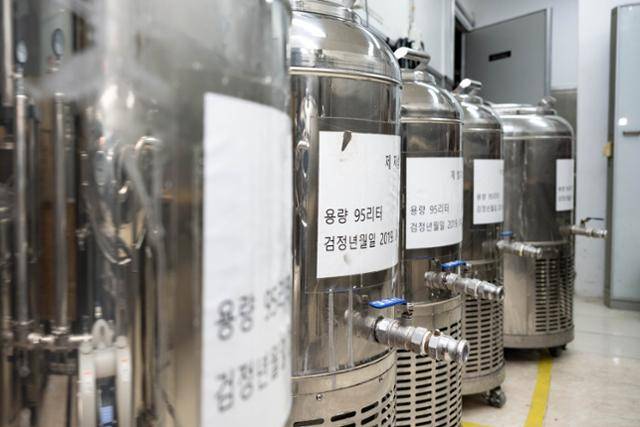 가양주작 내부의 양조시설.