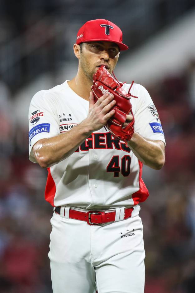 KBO리그를 대표하는 에이스인 제임스 네일. KIA 제공