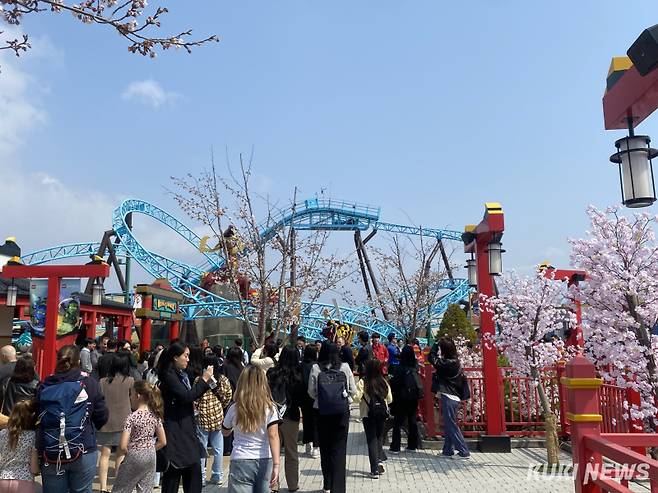 레고랜드 코리아가 지난해 4월 새로 선보인 스핀짓주 마스터. 심하연 기자