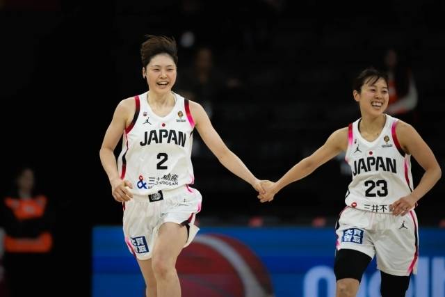 콘노 노리카와 야마모토 마치, 일본의 역전 드라마를 이끈 주인공들이다. 사진=FIBA 제공