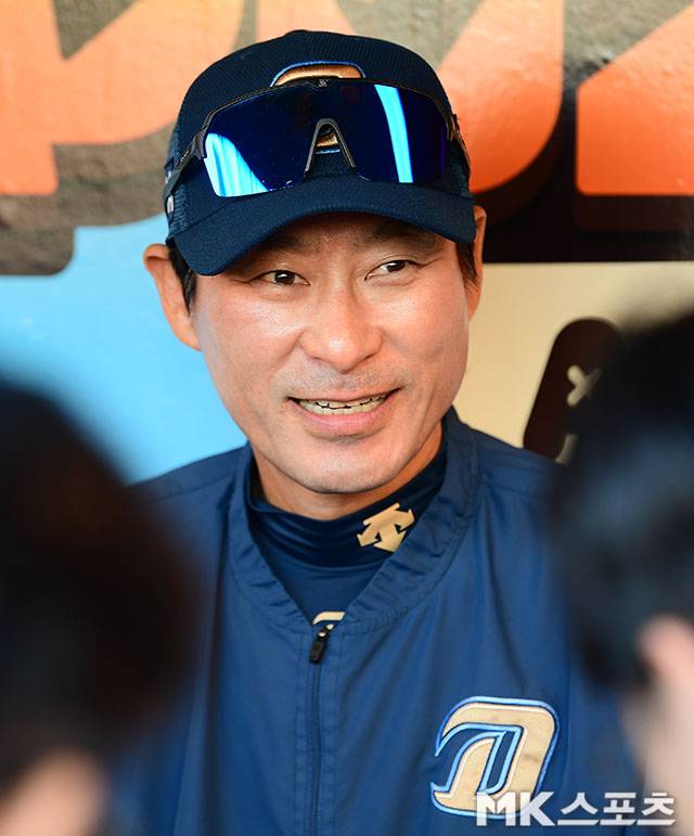 NC 감독을 맡았던 시기의 강인권 코치. 사진=김영구 기자